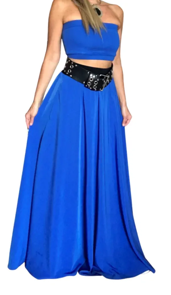 Dlouhá letní sukně - maxi sukně BOROS SK-L-BLU 11